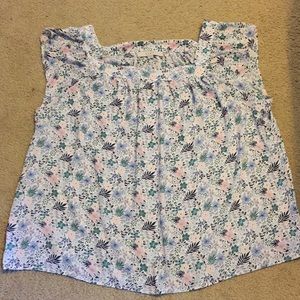 XL LOFT, short sleeve, blouse